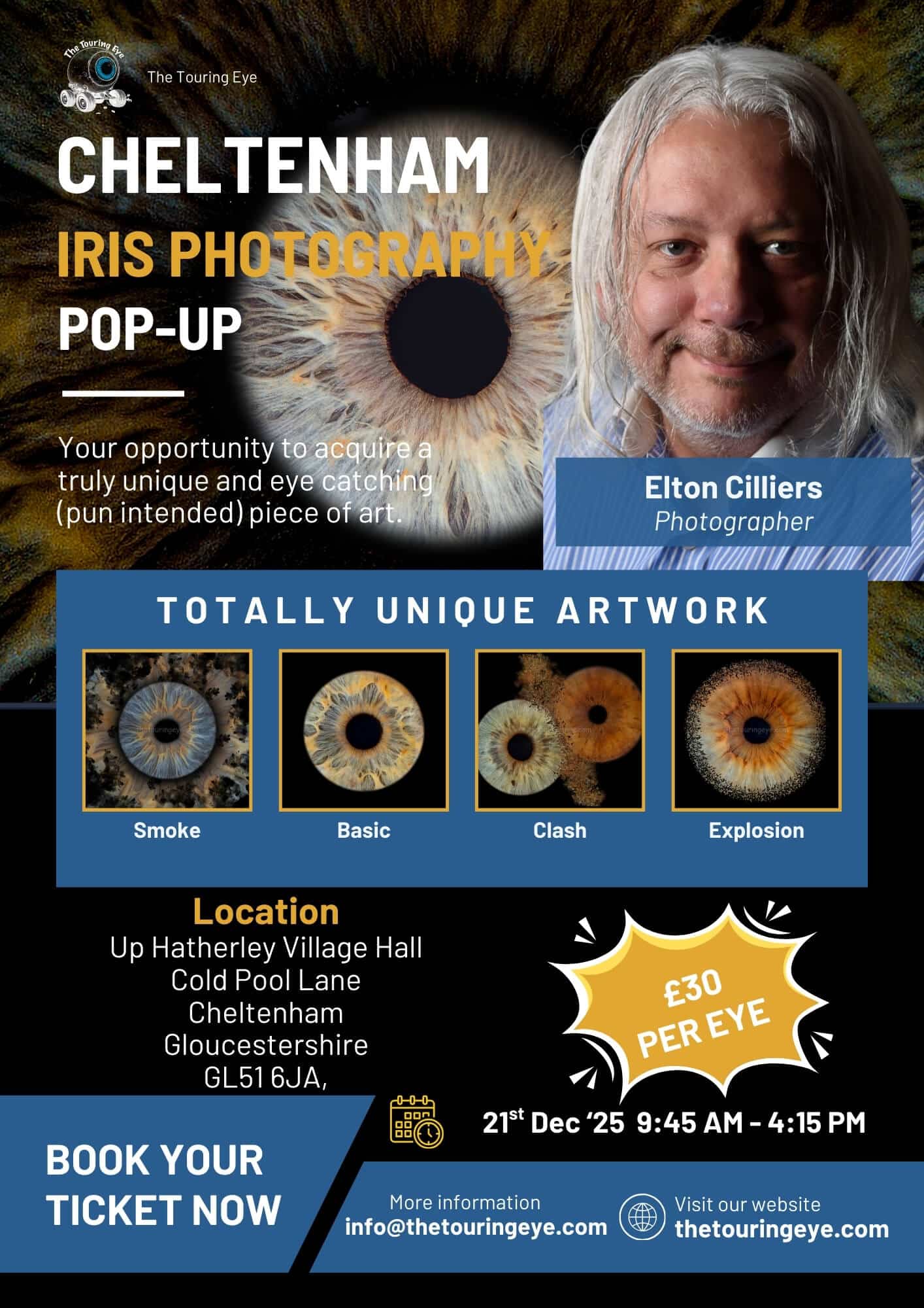 Cheltenham, Gloucestershire, Iris Photography Pop-Up, 21-12-25